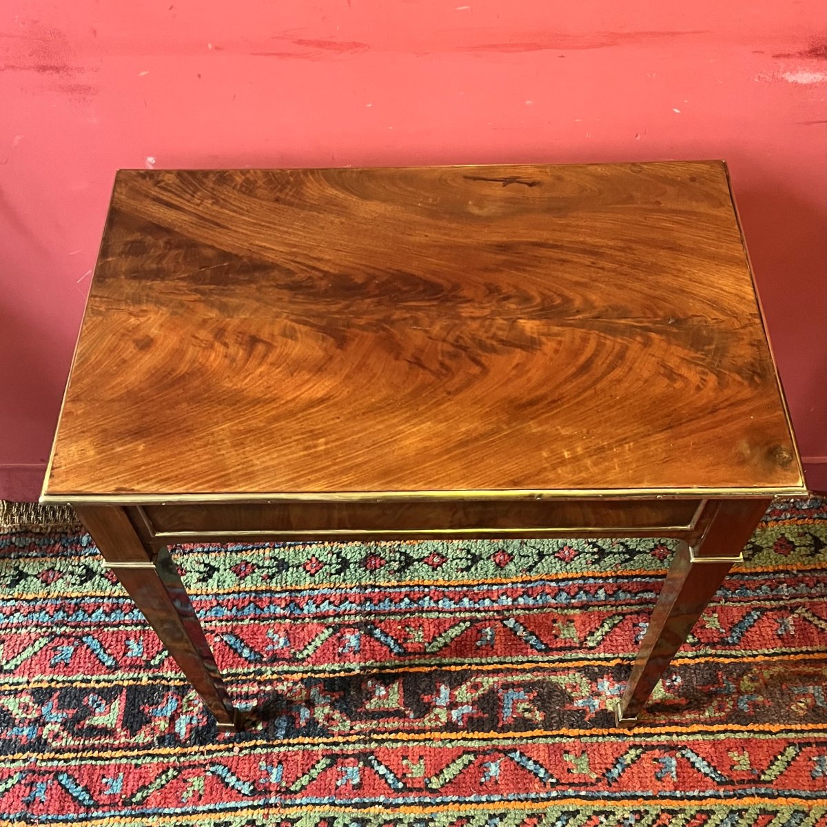 Mahogany Coffee Table, Louis XVI Period-photo-4