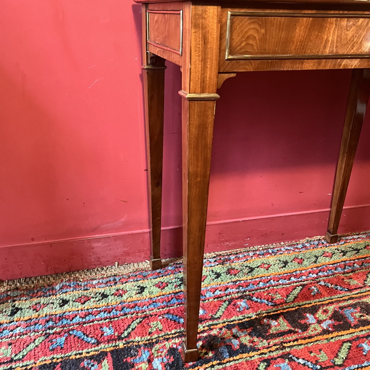 Mahogany Coffee Table, Louis XVI Period-photo-7