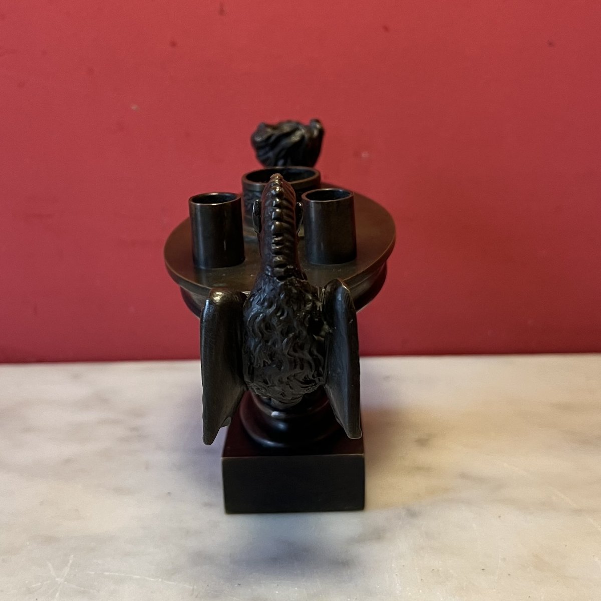 Inkwell Modeled After An Antique, Charles X Era-photo-1
