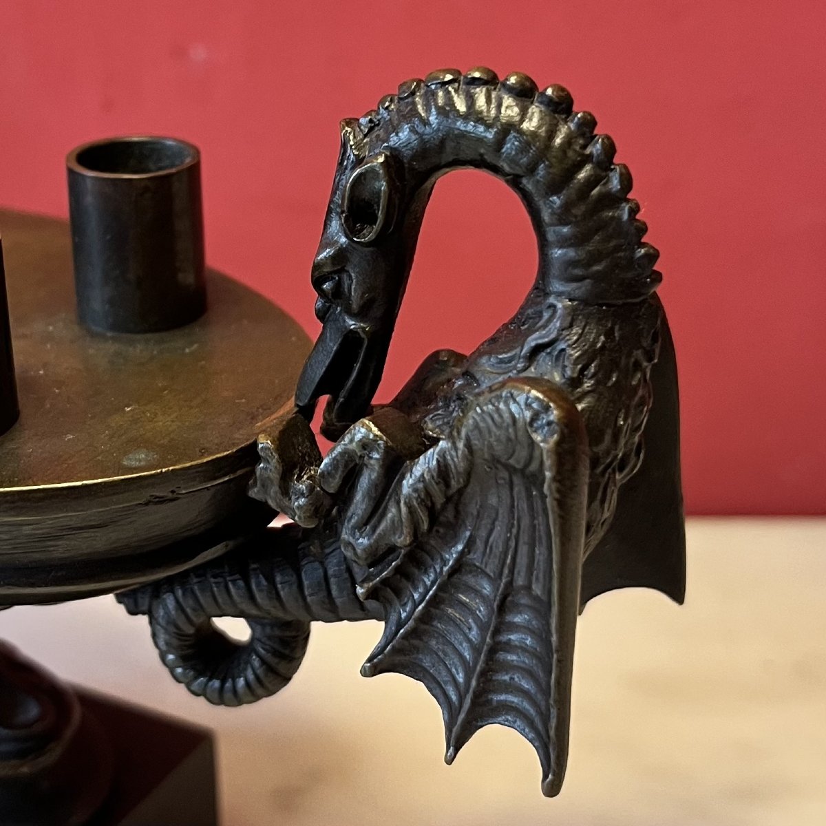 Inkwell Modeled After An Antique, Charles X Era-photo-3