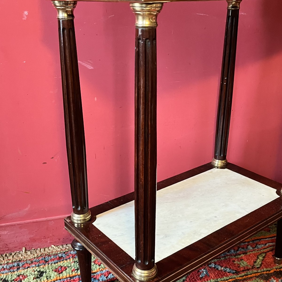 Small Mahogany Console Table, Louis XVI Period-photo-7