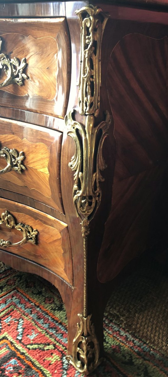 J. Bircklé, commode tombeau époque Louis XV-photo-4