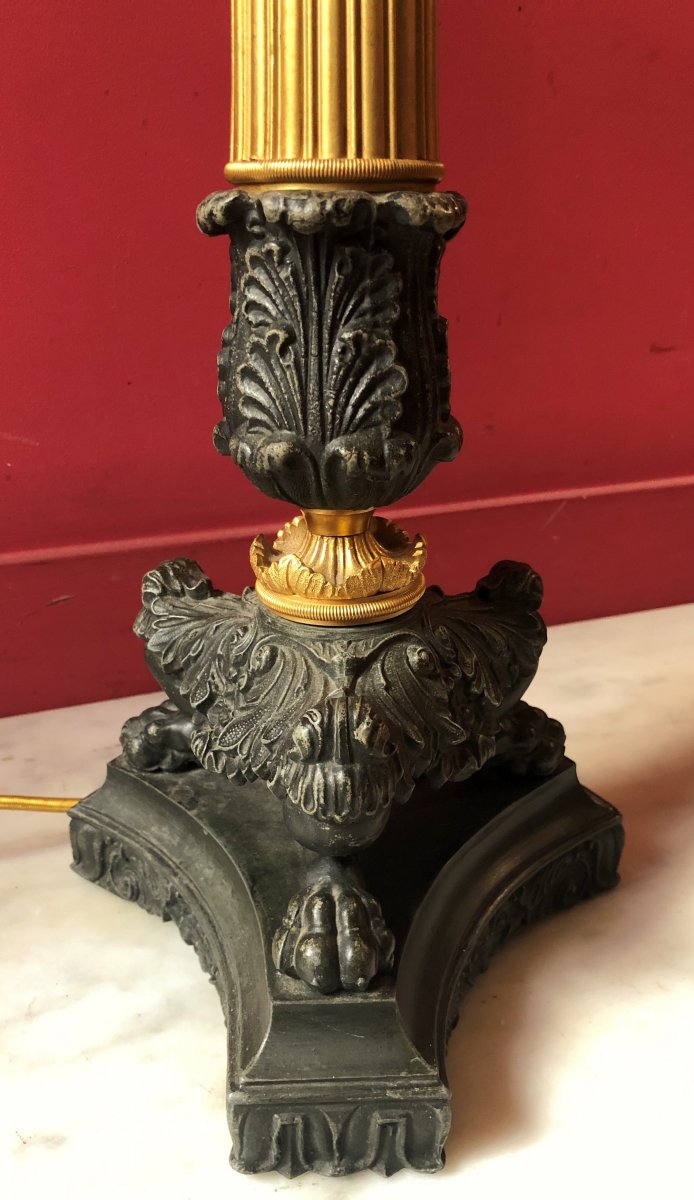 Pair Of Large Candelabras, Restauration Period-photo-4