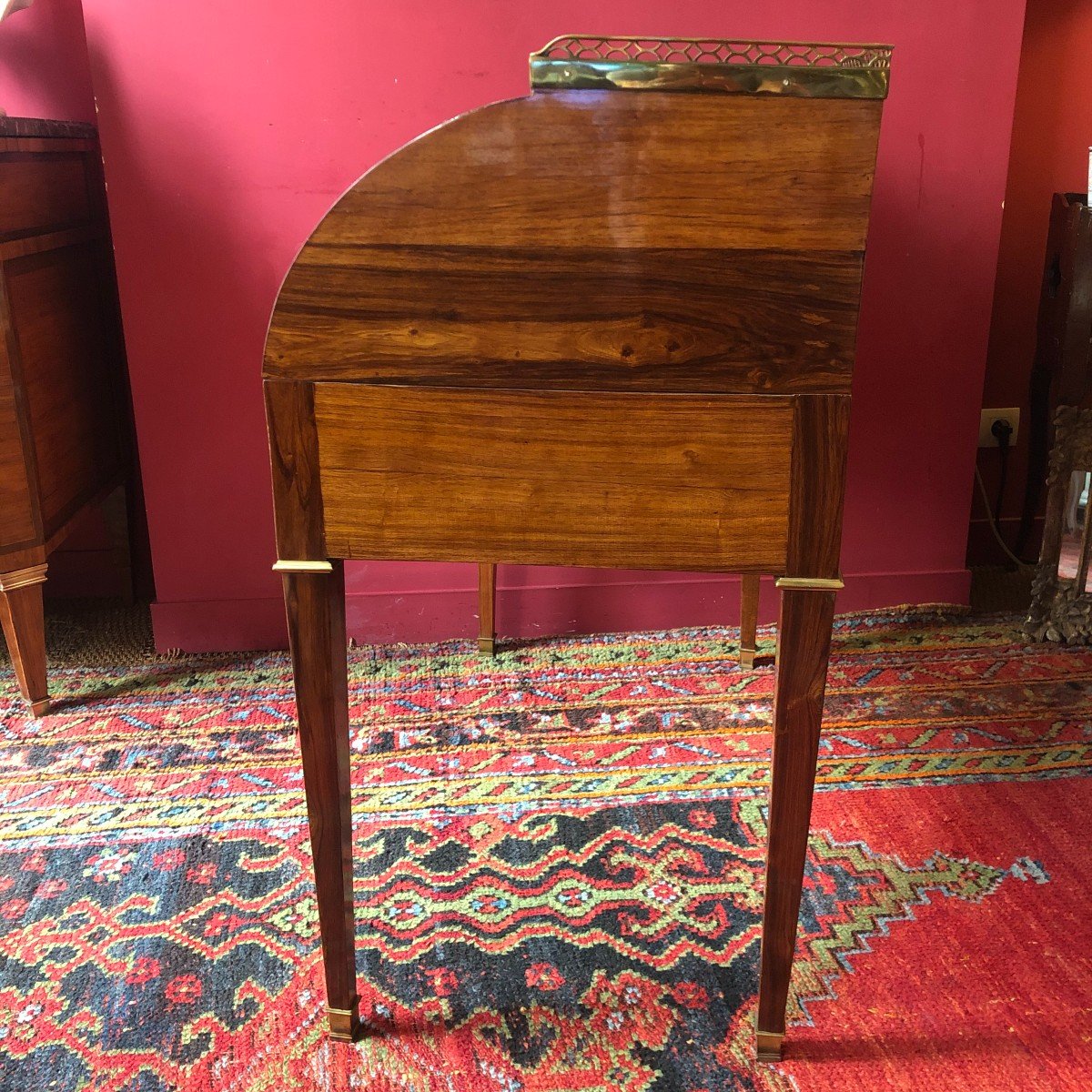 P. Coigniard, Bureau à Cylindre, époque Louis XVI-photo-3