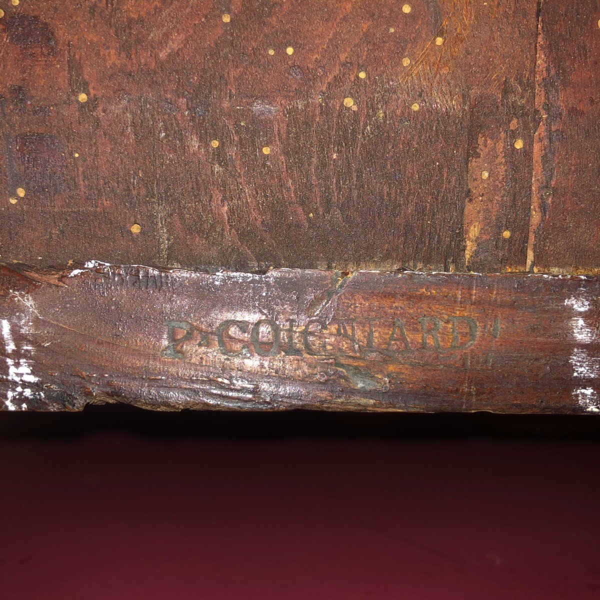 P. Coigniard, Bureau à Cylindre, époque Louis XVI-photo-7