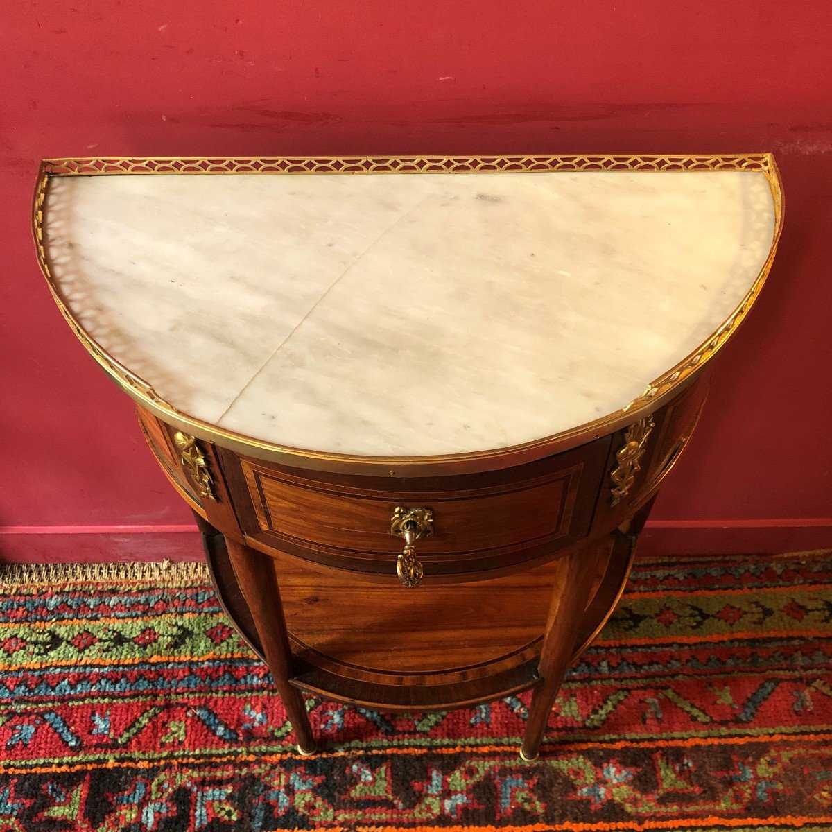 Jb Vassou, Small Console, Louis XVI Period-photo-1