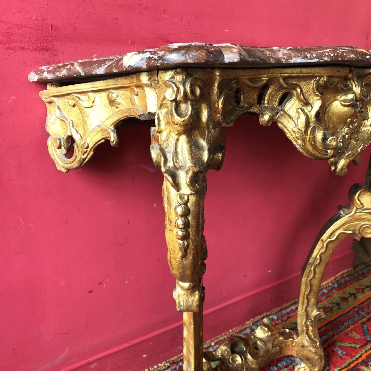 Console en Arbalète, Début De l'époque Louis XV-photo-3