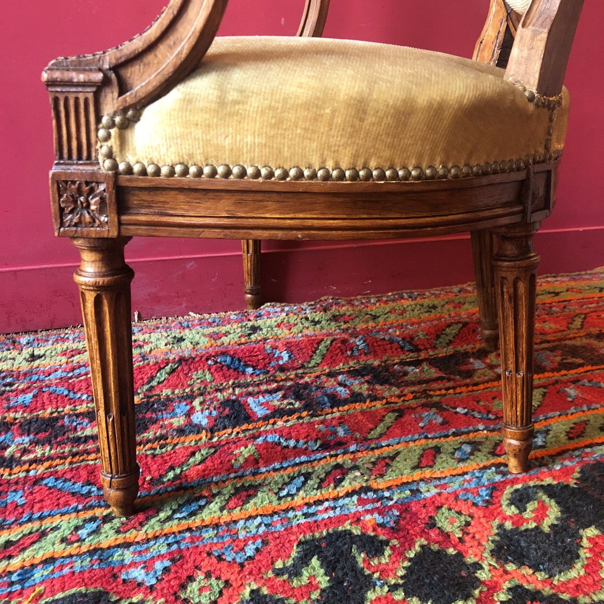 G. Jacob, Paire De Fauteuils, époque Louis XVI-photo-5
