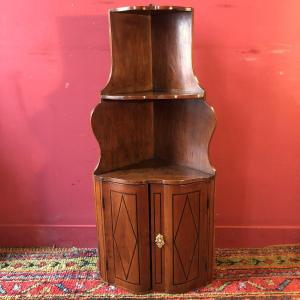 Rare Crossbow Hanging Corner Cabinet, Louis XV Period