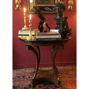 Pedestal Table Early 19th Century Attributed To Jj Chapuis
