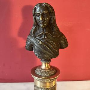 Rare Bust Of Marshal Turenne, 18th/19th Century