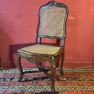 Chaise cannée, début époque Louis XV