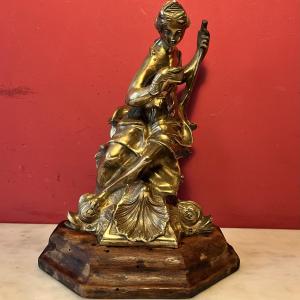 Néréide, bronze, époque Louis XIV