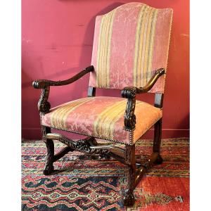 Rare Carved Armchair, Louis XIV Period