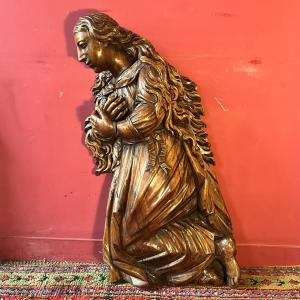 Marie-Madeleine, grande sculpture, XVIIème siècle (94 cm)