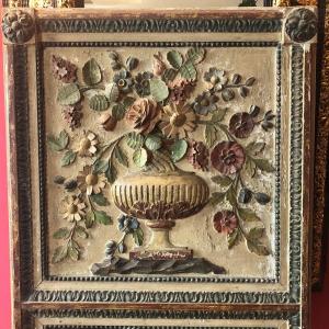 Carved Wooden Trumeau, Louis XVI Period