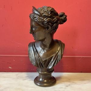 Diane Chasseresse, fonte Barbedienne, XIXème siècle