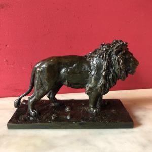 A.L. Barye, Lion Debout