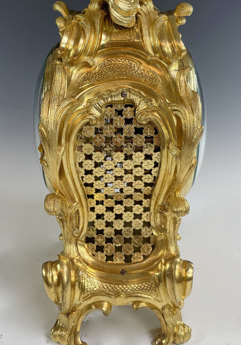 Pendule Cartel Louis XV Lepine Horloger Du Roi -photo-3