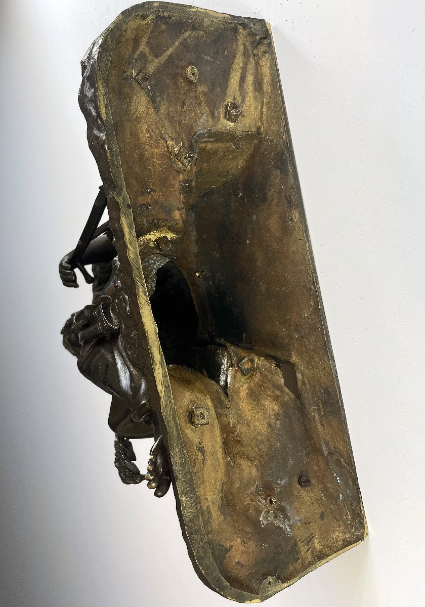  Sculpture Mythological In Bronze “goddess Ceres” 1850-photo-7
