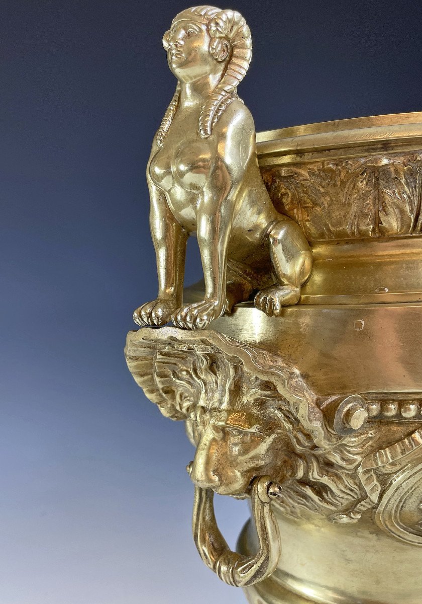 Grand Vase Médicis Style Empire XIXème-photo-4
