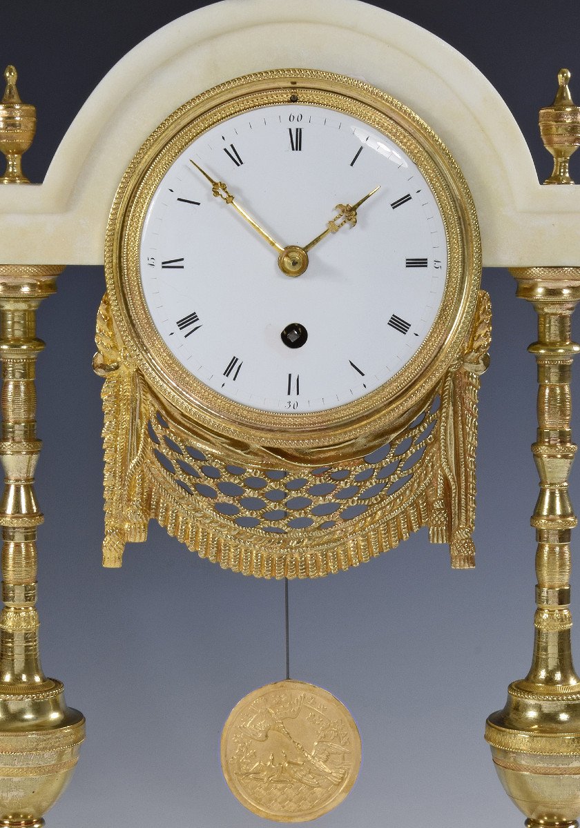 Pendule XVIIIème d' époque Directoire 1795-photo-2