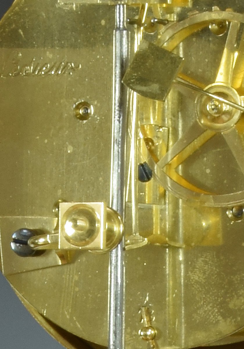 Portico Clock Clockmaker : Lesieur / Bronzier : Gallien / Cabinetmaker : Pigneret-photo-4