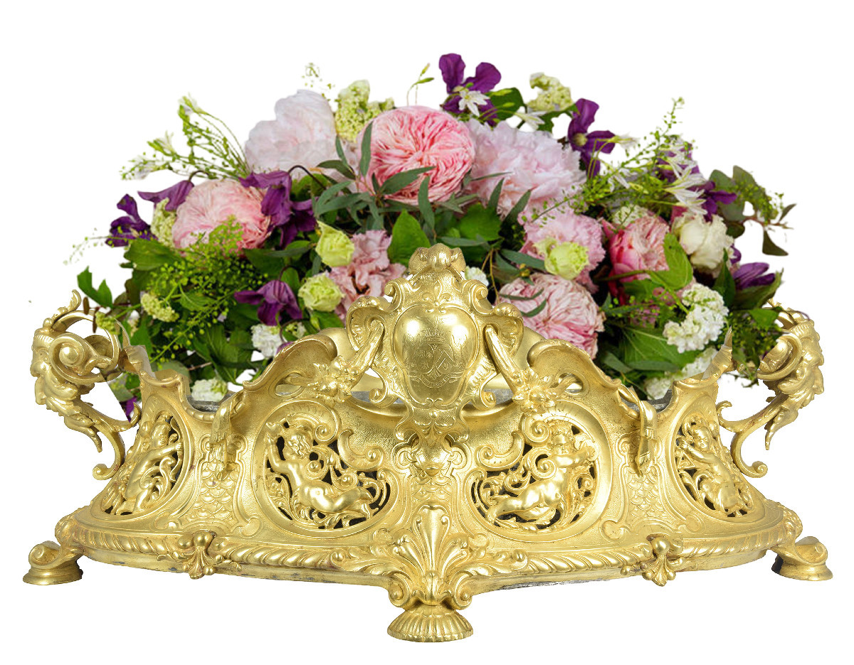  Xl Flower Box Coat Of Arms 48 Cm
