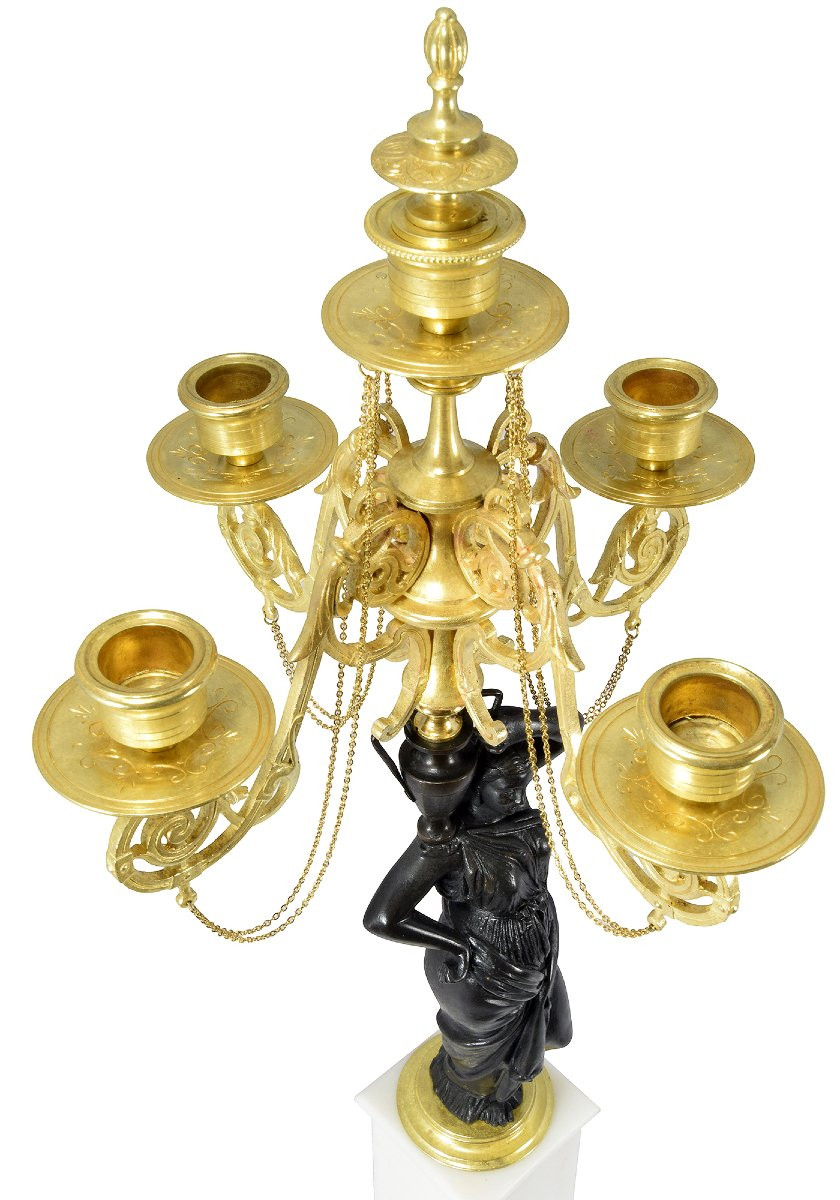 Candlesticks Vestal Napoléon III-photo-6