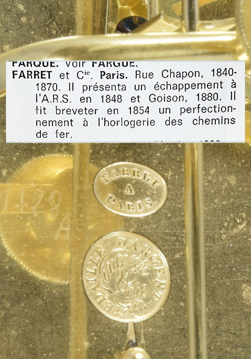 Pendule Sculpteur : Salmson / Horloger : Farret-photo-7