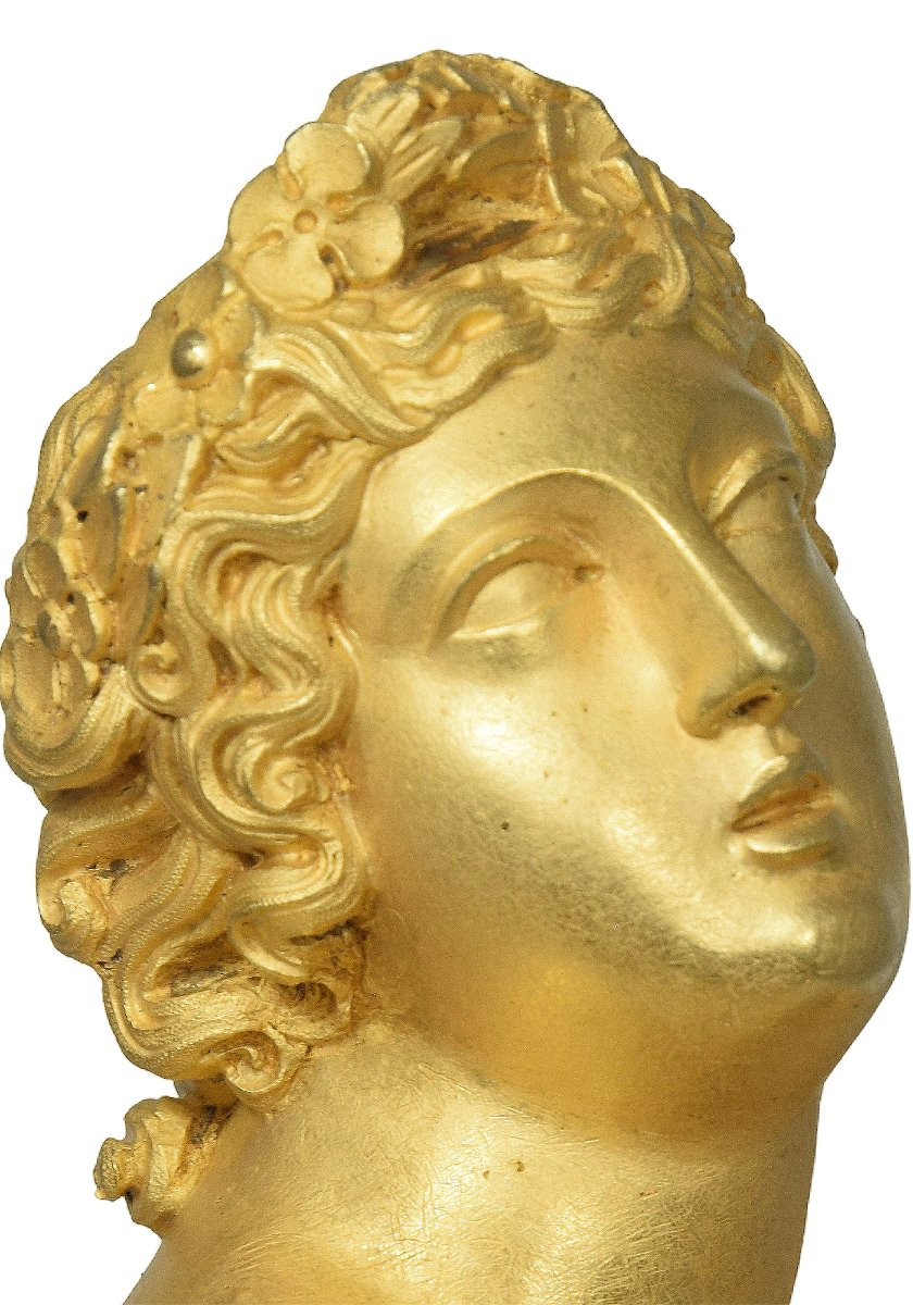 Pendule "Orphée charmant les bêtes sauvages" mythologique-photo-6