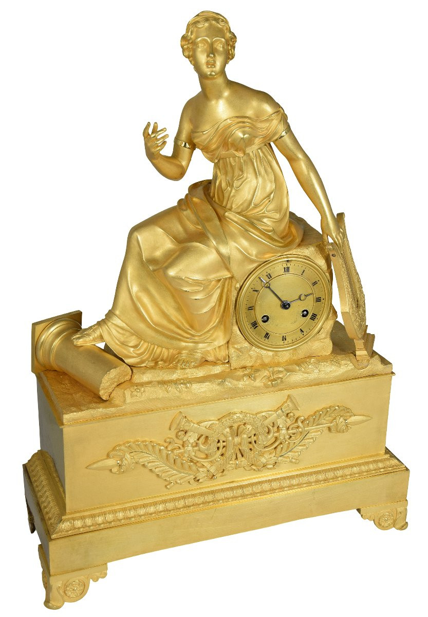 Grande Pendule "Corinne au cap Misène" 1840-photo-2