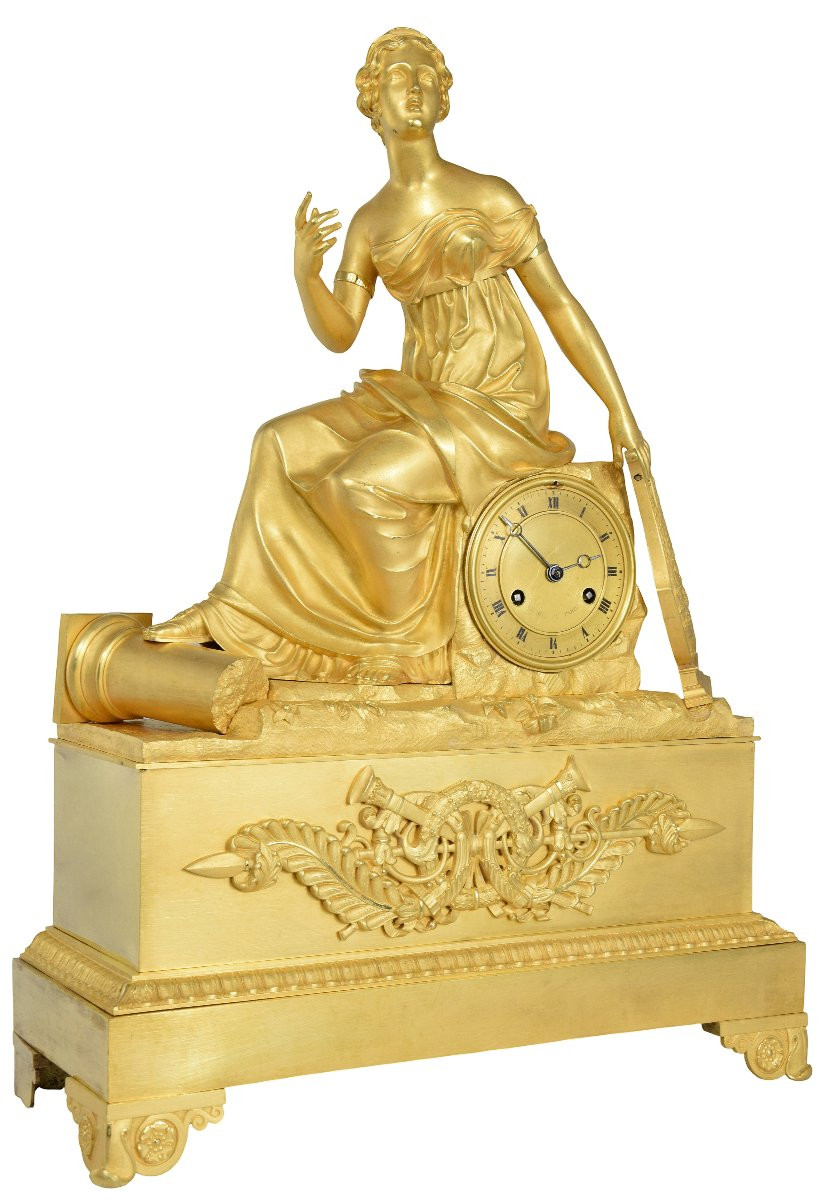 Grande Pendule "Corinne au cap Misène" 1840-photo-4