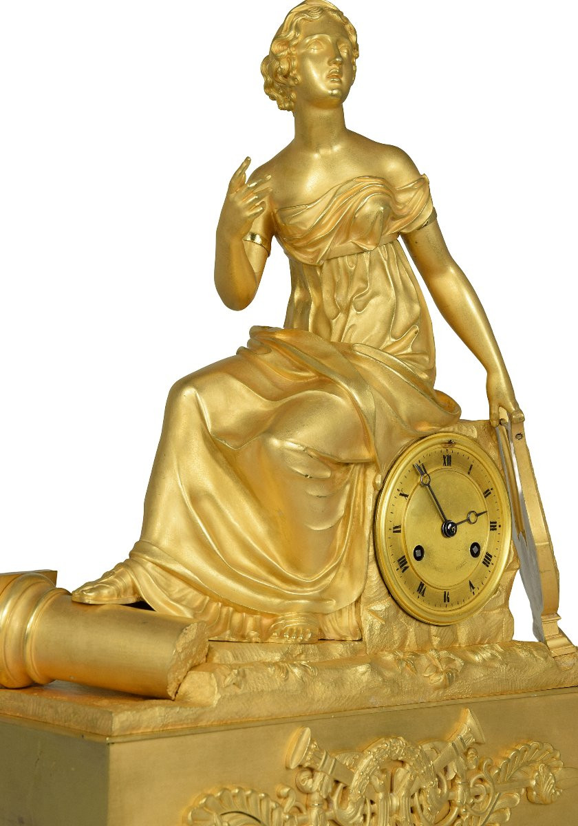 Grande Pendule "Corinne au cap Misène" 1840-photo-4
