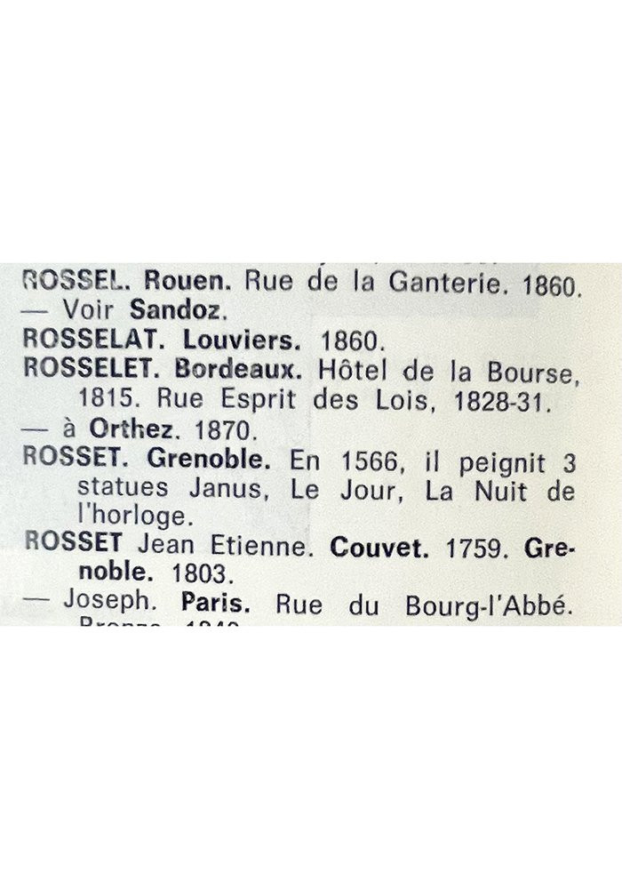 Pendule portique Empire Horloger : ROSSELET 1815-photo-1