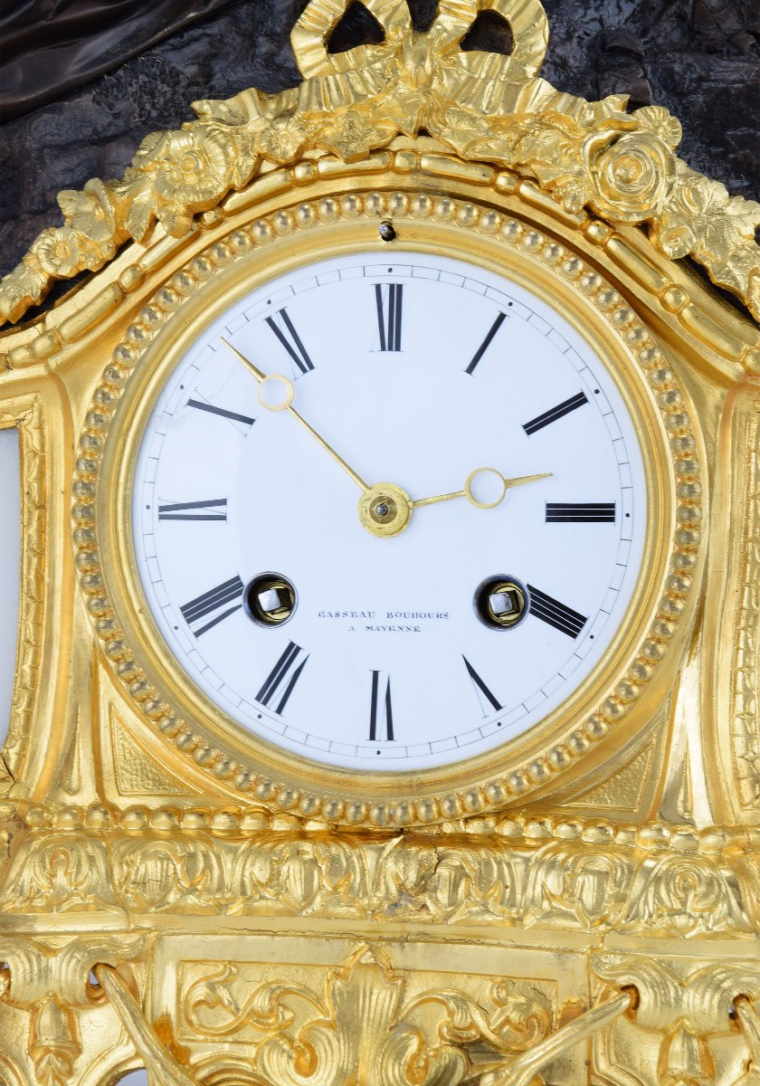 Clock Allegorical Female Figure 19th-photo-3