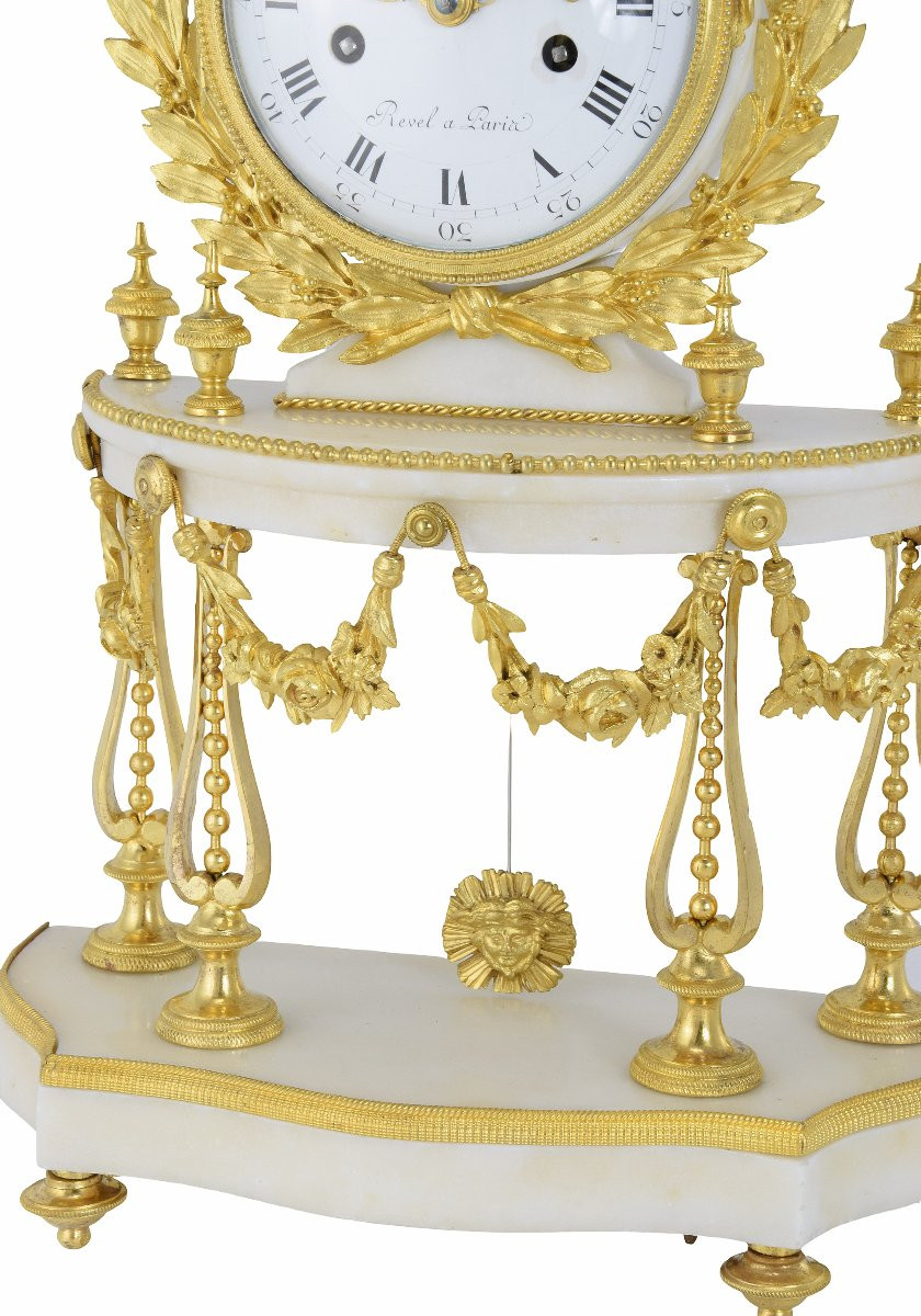 Pendule Horloger REVEL Epoque Louis XVI 1780 XVIIIème-photo-2