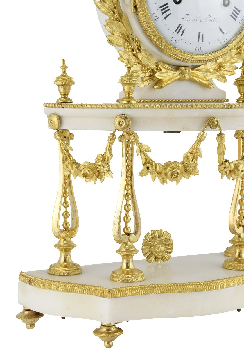 Pendule Horloger REVEL Epoque Louis XVI 1780 XVIIIème-photo-1