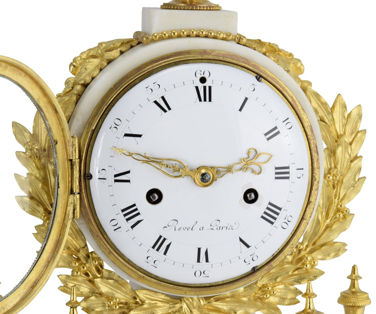 Pendule Horloger REVEL Epoque Louis XVI 1780 XVIIIème-photo-2