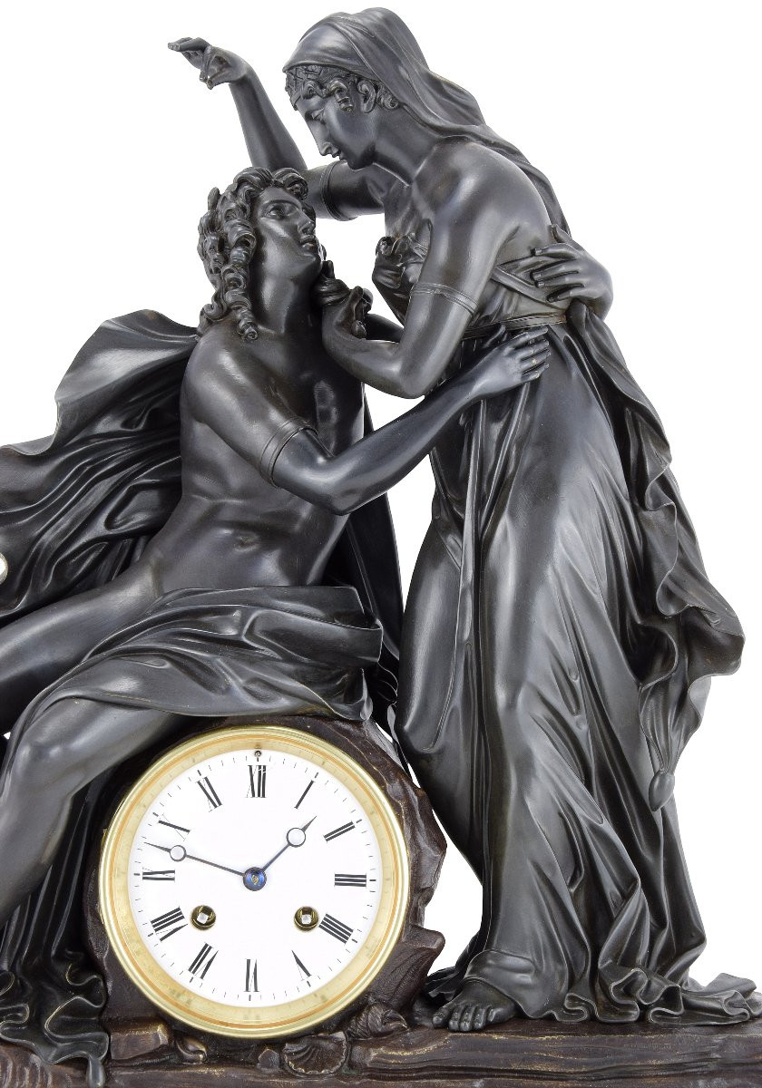 Clock Mythologique "leander, The Fragrant Hero"-photo-2