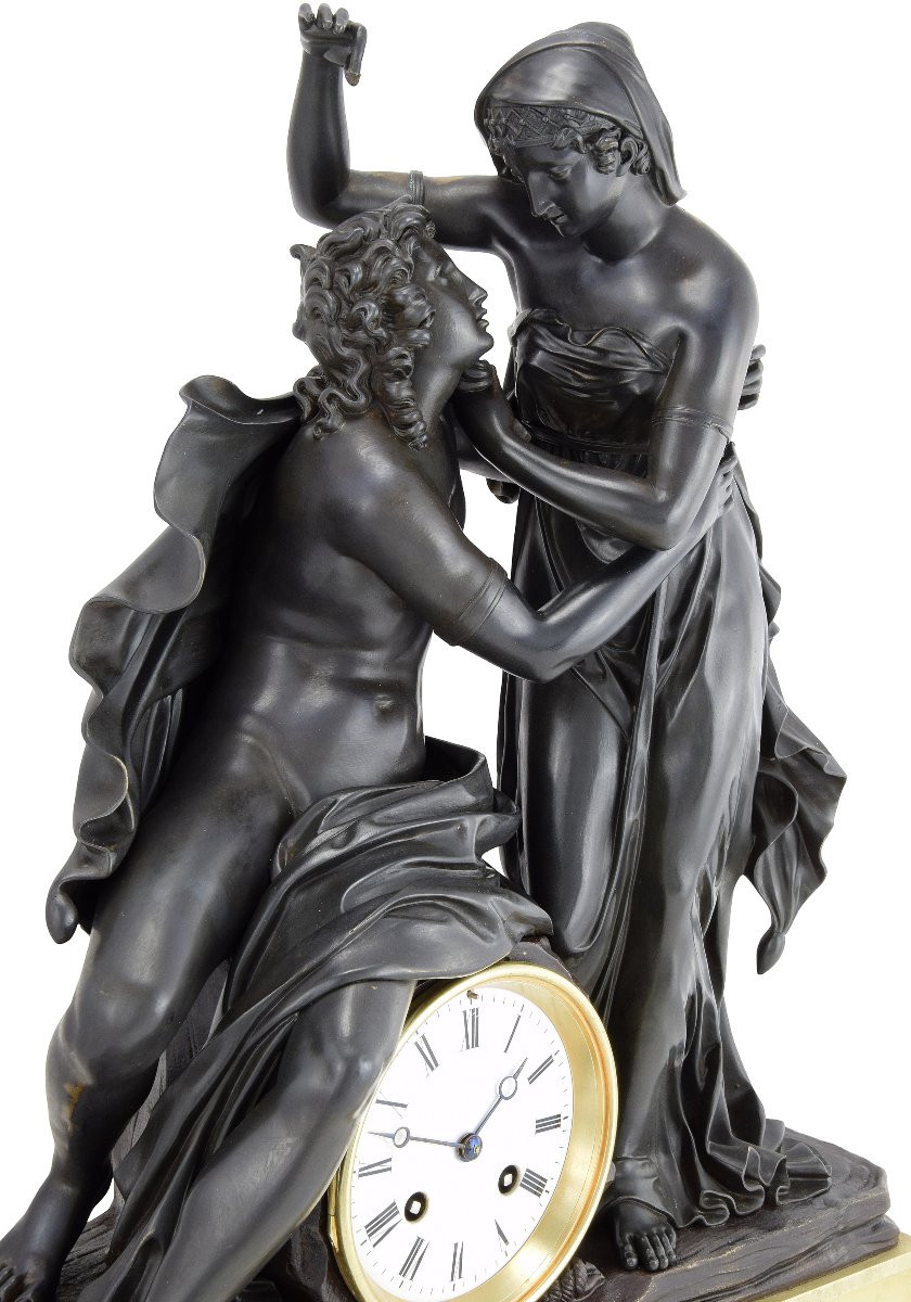 Clock Mythologique "leander, The Fragrant Hero"-photo-3