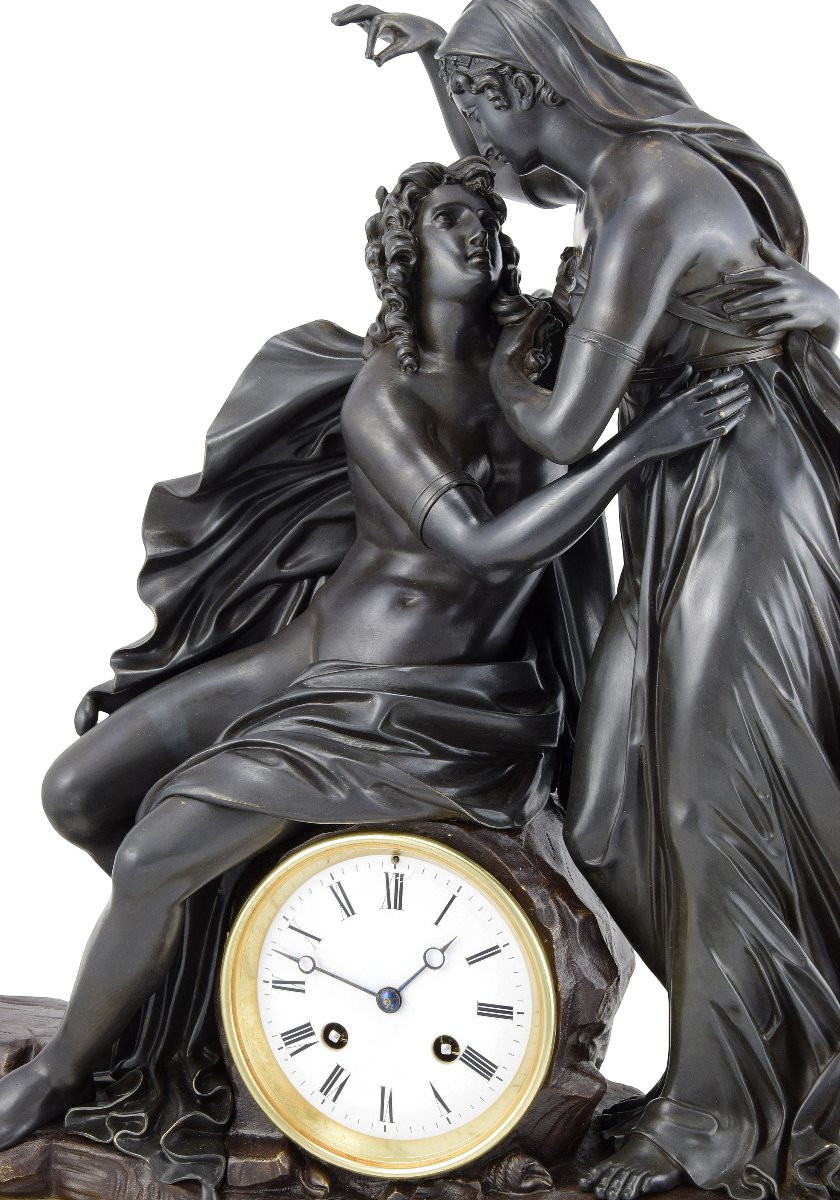 Clock Mythologique "leander, The Fragrant Hero"-photo-6