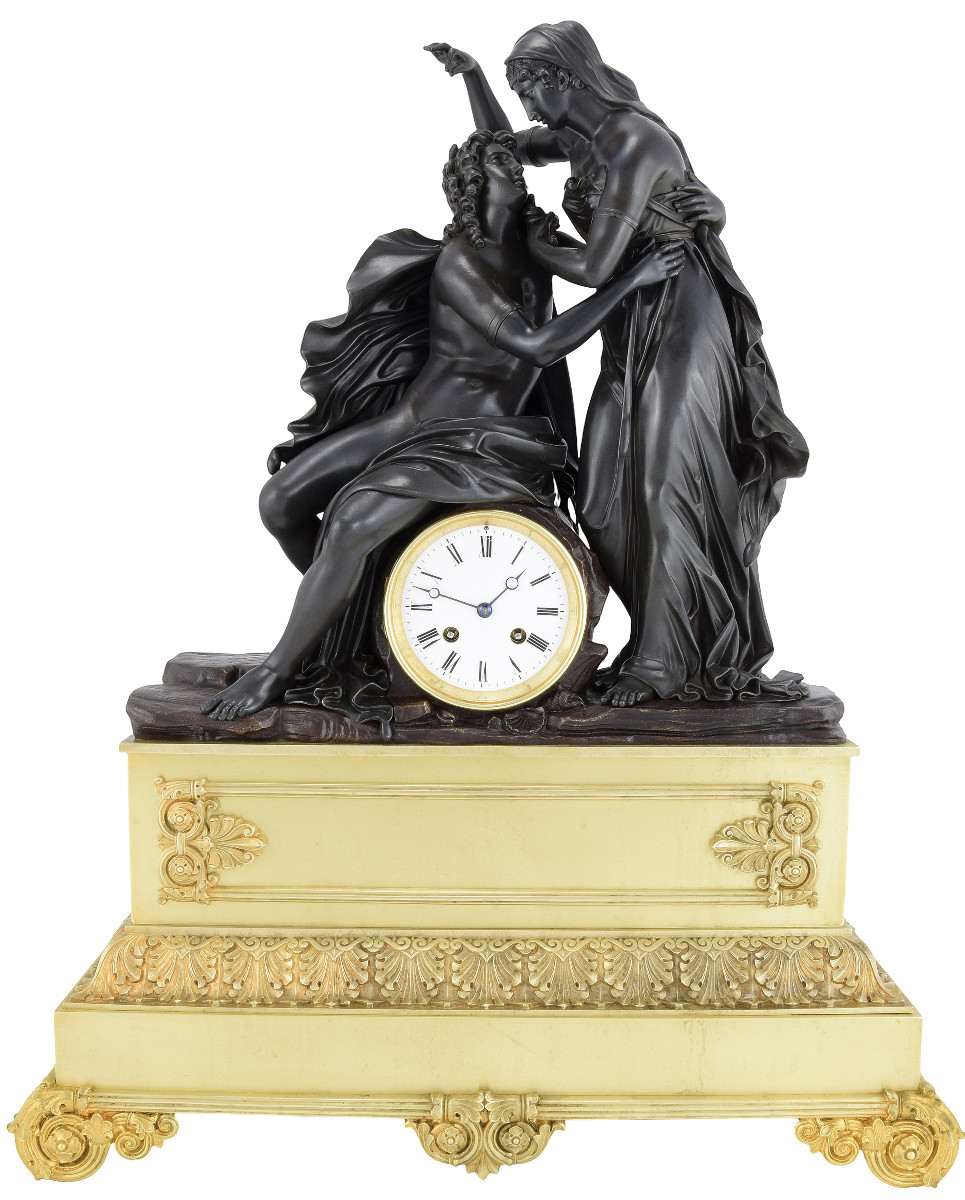 Clock Mythologique "leander, The Fragrant Hero"