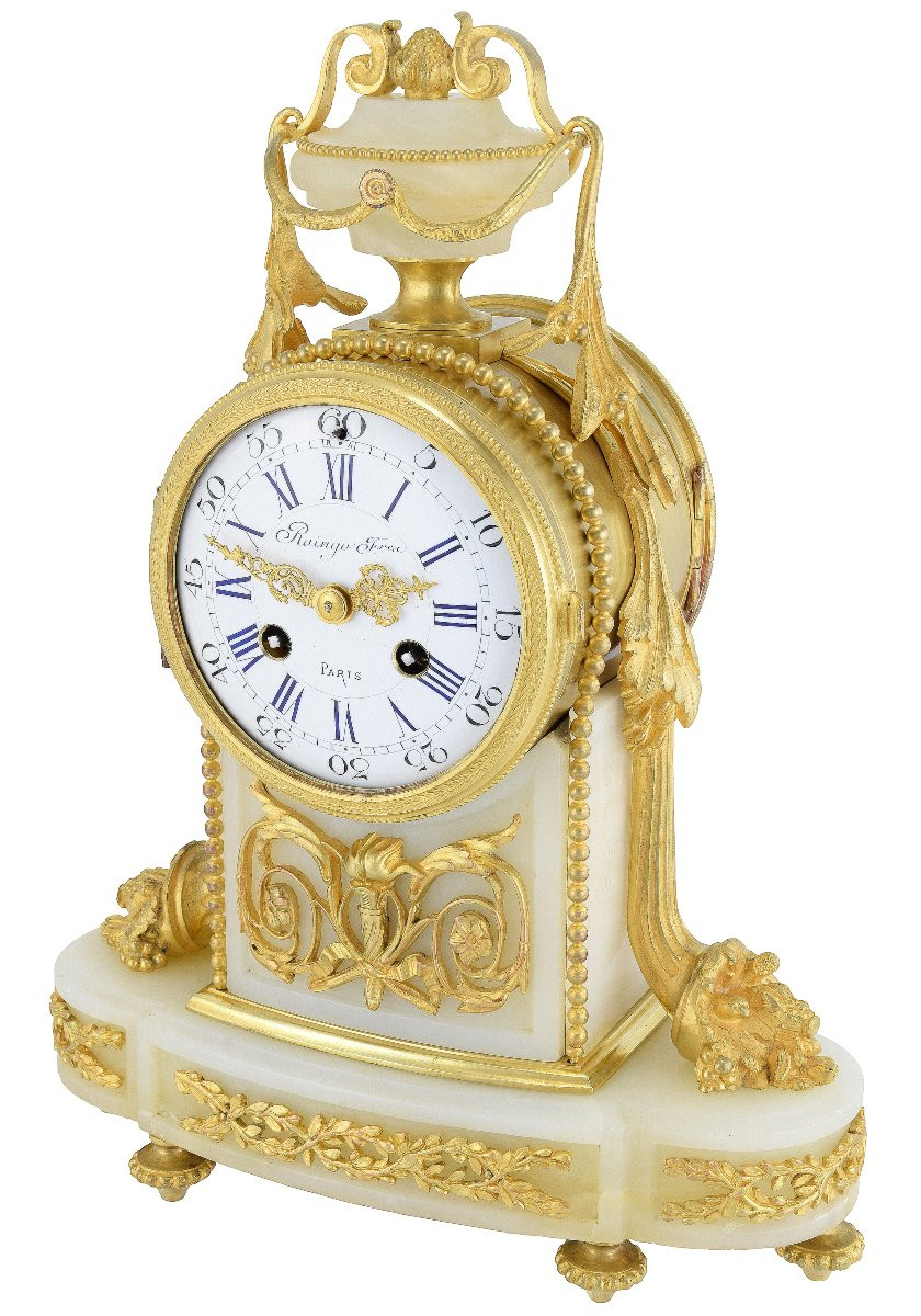 Pendule corne d'abondance Horloger: Raingo-photo-3