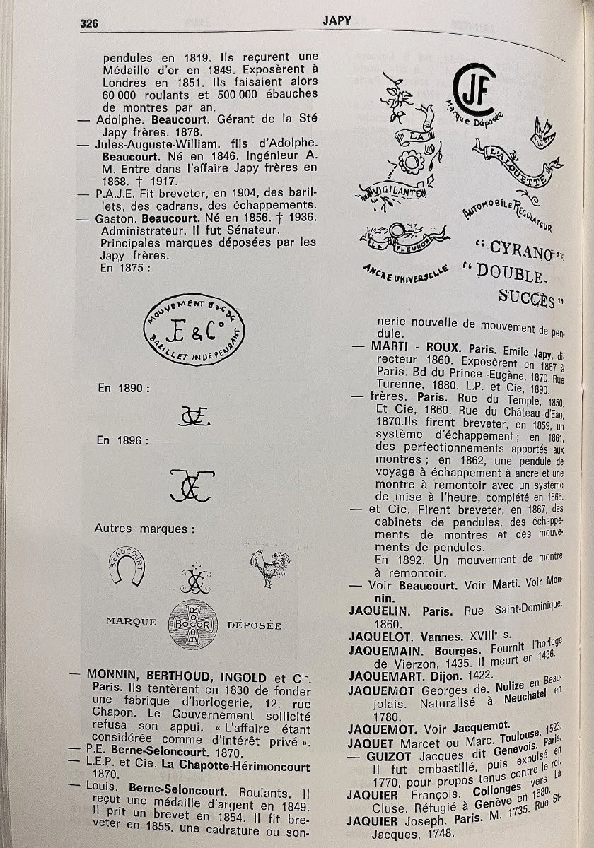 Pendule Bronzier : Denière Horloger: Japy Frères-photo-7