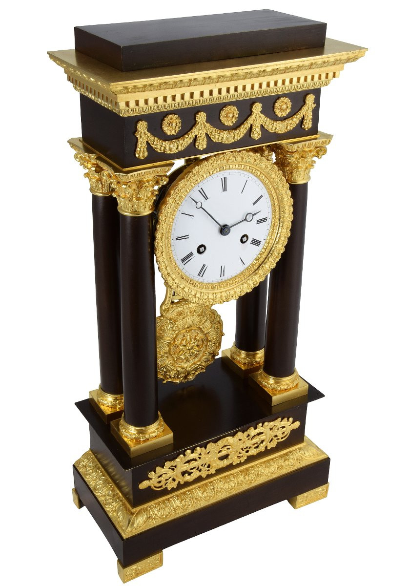 Pendule portique Horloger : PONS 1827-photo-4