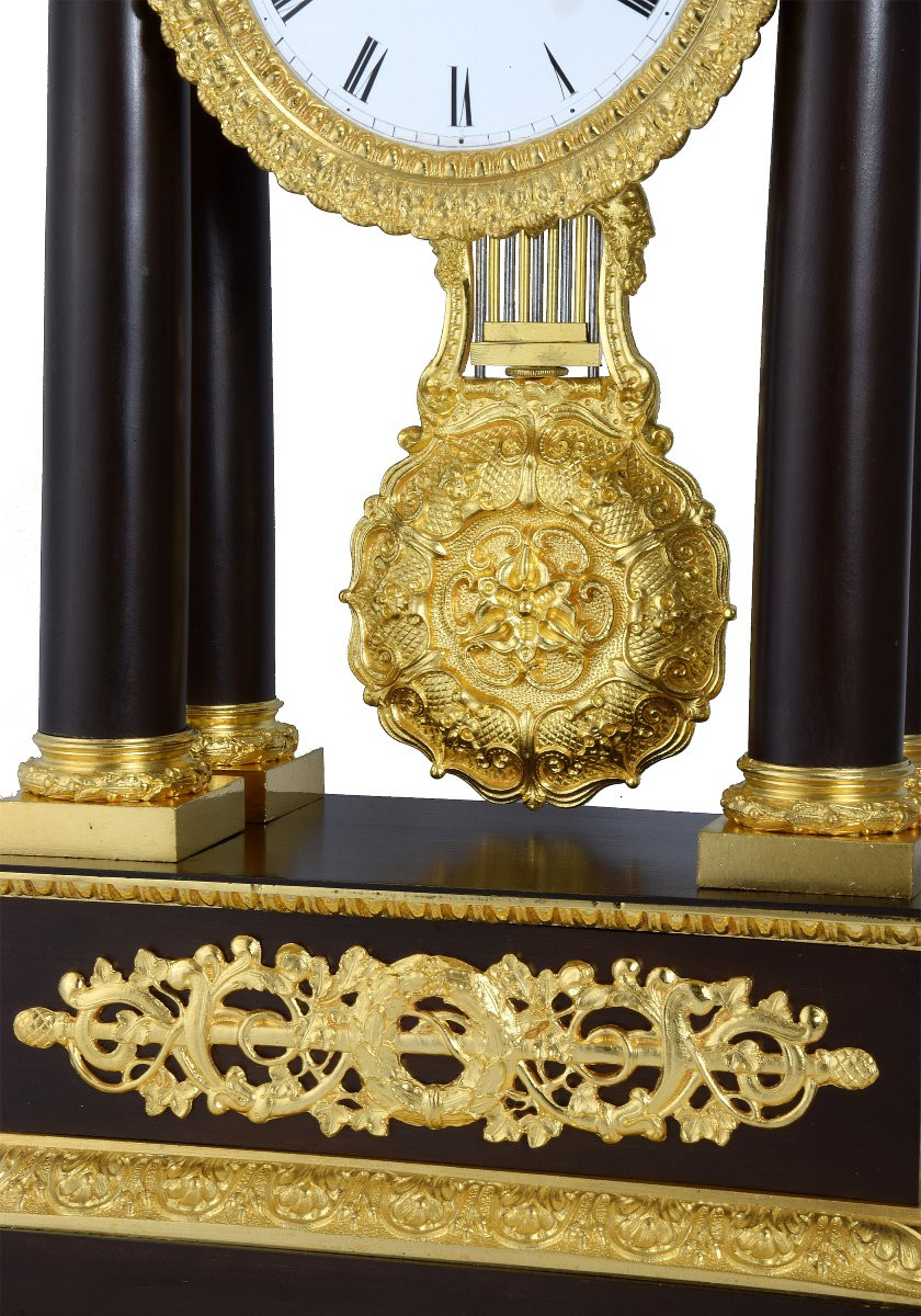 Pendule portique Horloger : PONS 1827-photo-1