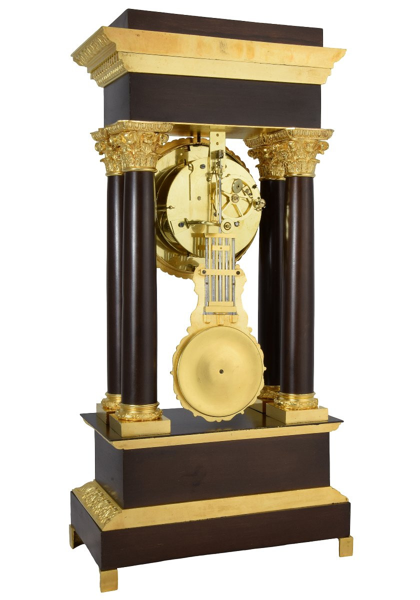 Pendule portique Horloger : PONS 1827-photo-3