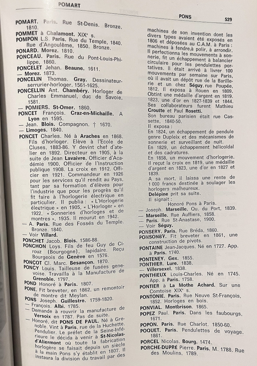 Pendule portique Horloger : PONS 1827-photo-6