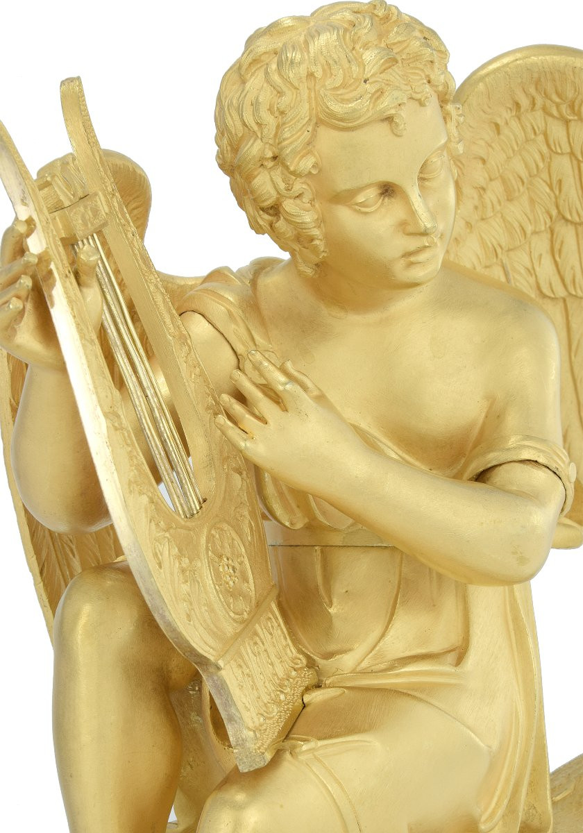 Clock Allegorical To The Musical Putto Representing Love-photo-6